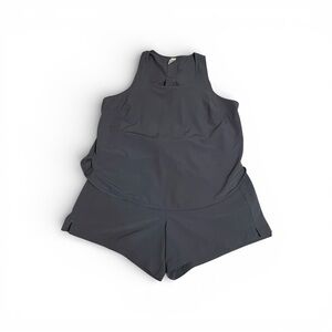 SPANX Dark Blue  Sleeveless Top and Shorts Set